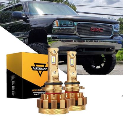 Kit d’ampoules LED feux de route/croisement F-16 Plus série CAN-bus intégré 14 000 lm pour GMC Yukon XL 2500 2000–2006 – vue