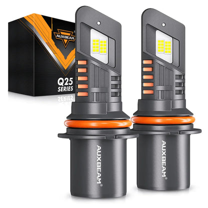 9007/HB5 Ampoules de phare LED Q25 série Real 1: 1 Size 70W 20000LM 6500K blanc froid – 2 ampoules – NOVADOMIO