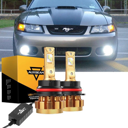 Kit d’ampoules LED feux de route/croisement F-16 Plus série CAN-bus intégré 14 000 lm pour Ford Mustang SVT COBRA 2003–2004