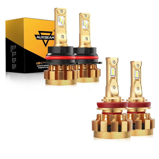 pour 2005-2019 Nissan Frontier 9007/HB5 F-16 Plus série Automotive Grade 14000LM Ampoules LED High Low Beam Bundle