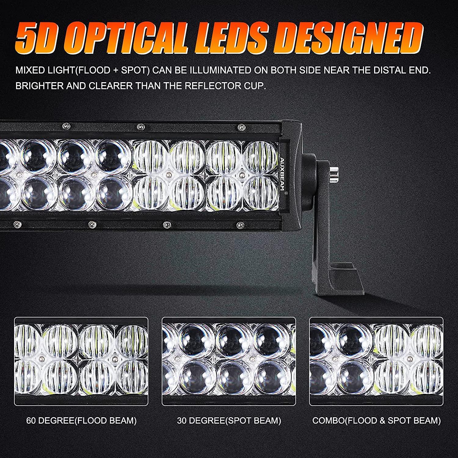 5D série 22 Inch/32 Inch/42 Inch/50 Inch/52 Inch faisceau combiné Straight/Curved Double Row Barres LED – vue 4