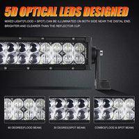 22 Inch-52 Inch 5D série Straight/Curved faisceau combiné Double Row Barres LED pour 2015 Chevy Silverado 1500 2500 3500 – v…