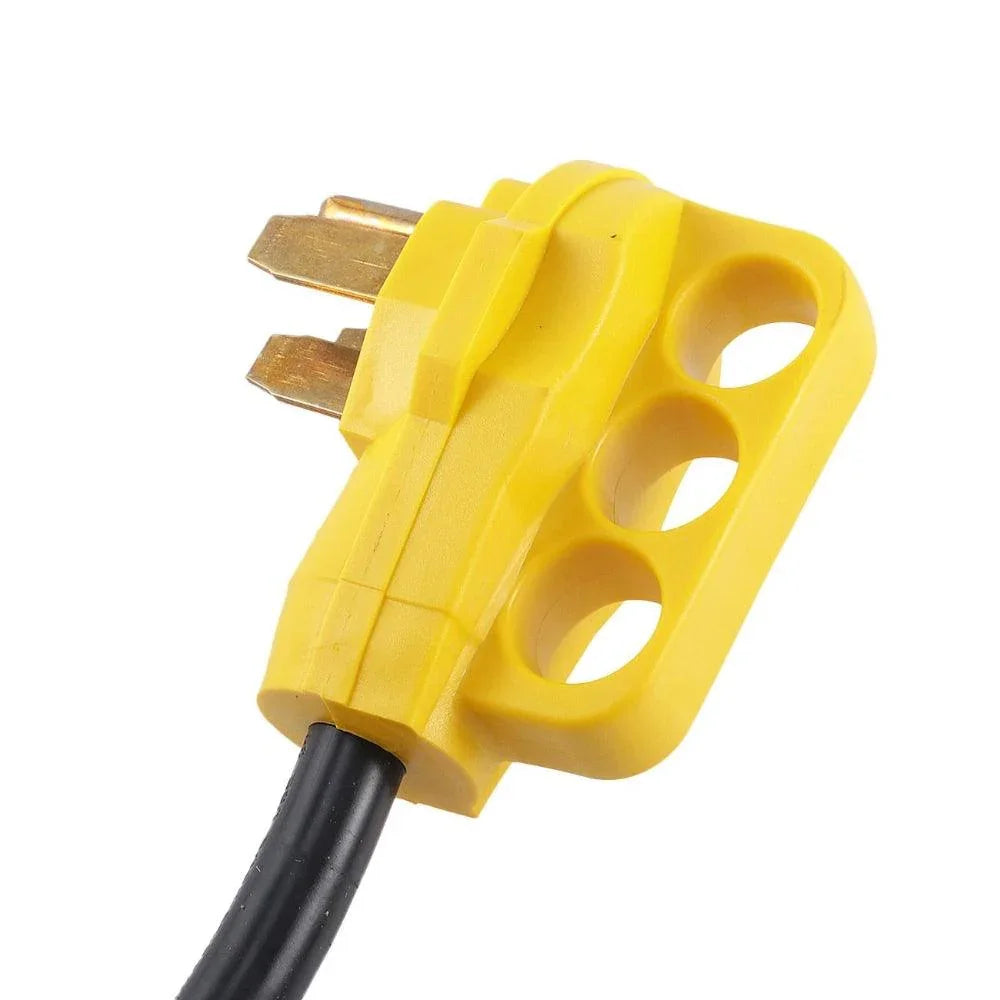 50 Amp Male to 30 Amp Female Adapter RV Electrical Converter Cord Cable – vue 2