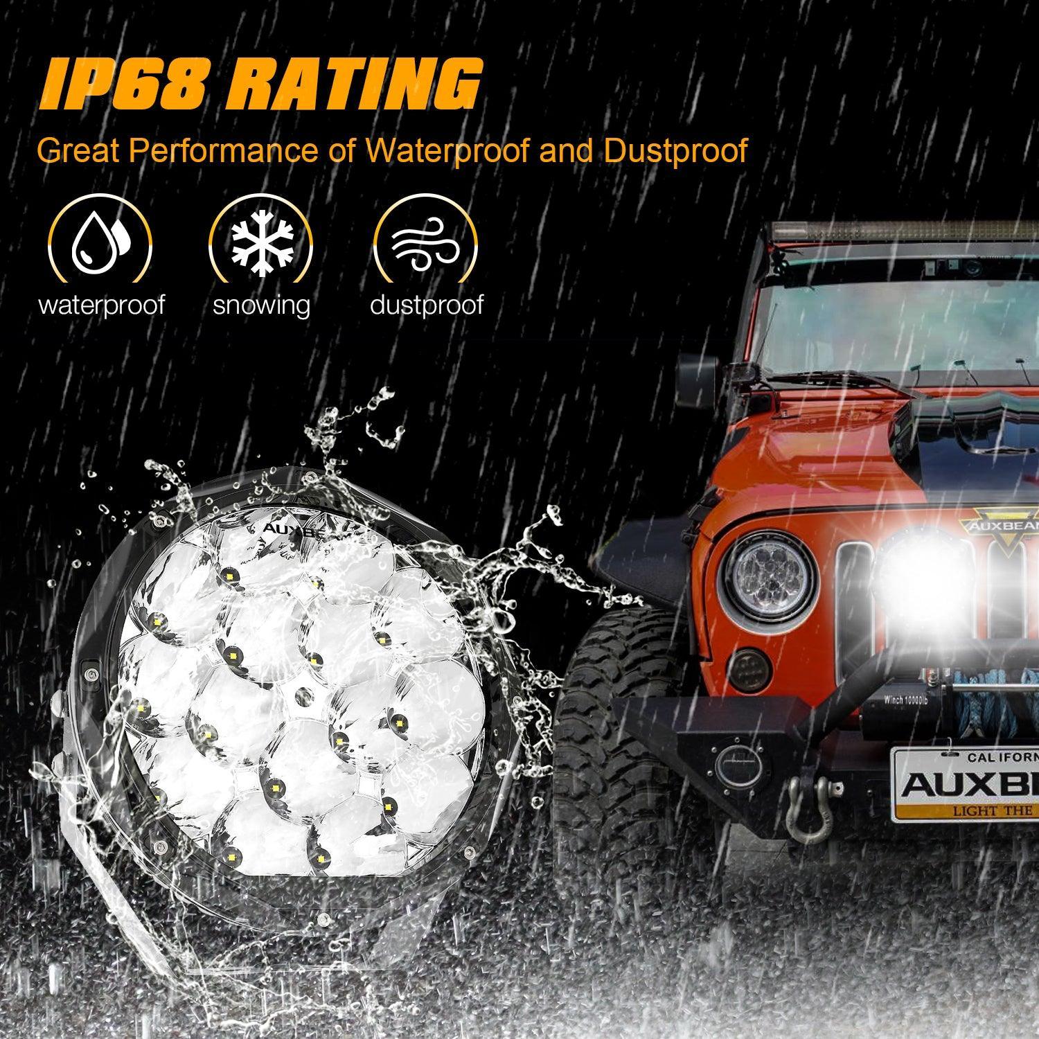 (2pcs/set) 8.5 Inch 150W Round tout-terrain faisceau longue portée LED Driving Lights – vue 6