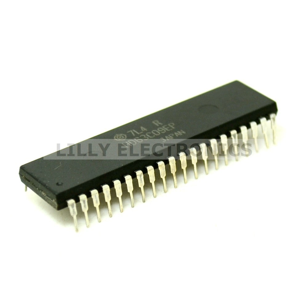 Emballage IC HD63C09EP : microprocesseur DIP-40,8 bits – vue 3