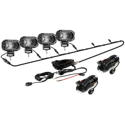 R4 série | 4″ 60 W Corrugated Lens 120° Wide Beam projecteurs LED compacts – vue 15 – NOVADOMIO