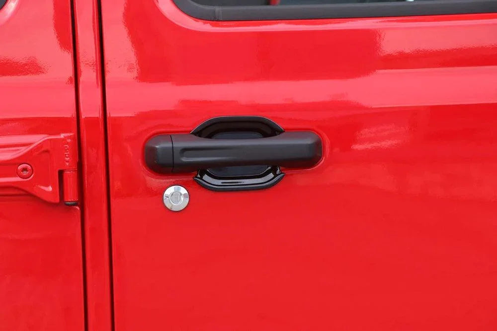 (5pcs/set) Door Handle Bowl Exterior Trim, Door Handle Recess Guard Trim Cover pour Jeep Wrangler JL 2018-2022 – vue 6