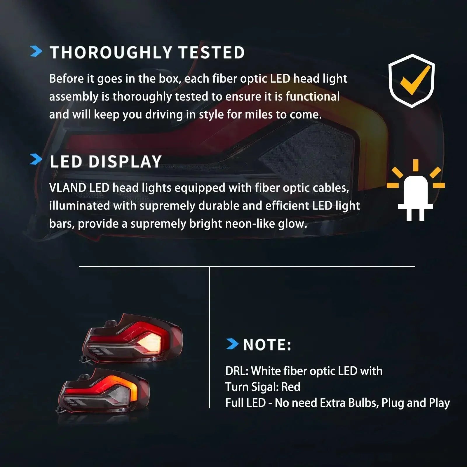 LED Tail Lights Assemly avec Start-up Animation Effect (Pre-order) pour 2014-2021 BMW 2 série (F22 F23) M2 (F87） – vue 9