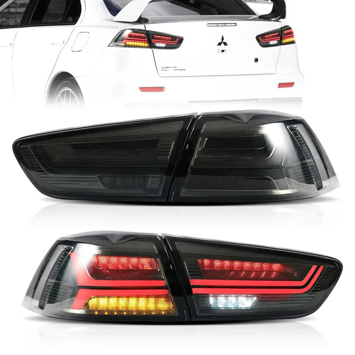 LED bloc de feux arrière avec Sequential clignotant pour 2008-2017 Mitsubishi Lancer & EVO X – vue 22
