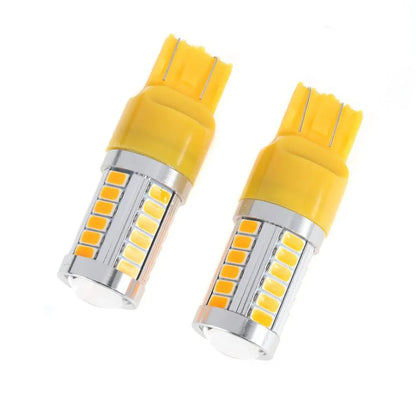 Lot de 2 7443/7440 orange feu stop automobile Ampoules LED – vue 3 – NOVADOMIO