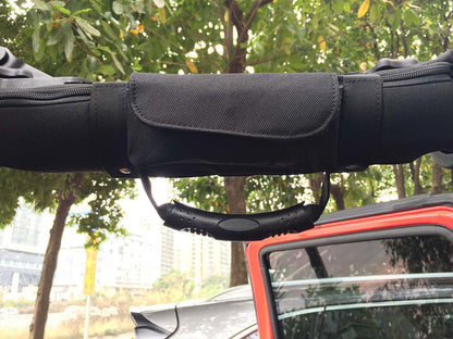 Canvas Roof Handle avec Glasses Storage Bag pour Jeep Wrangler JK 2007–2017 – vue 4 – NOVADOMIO