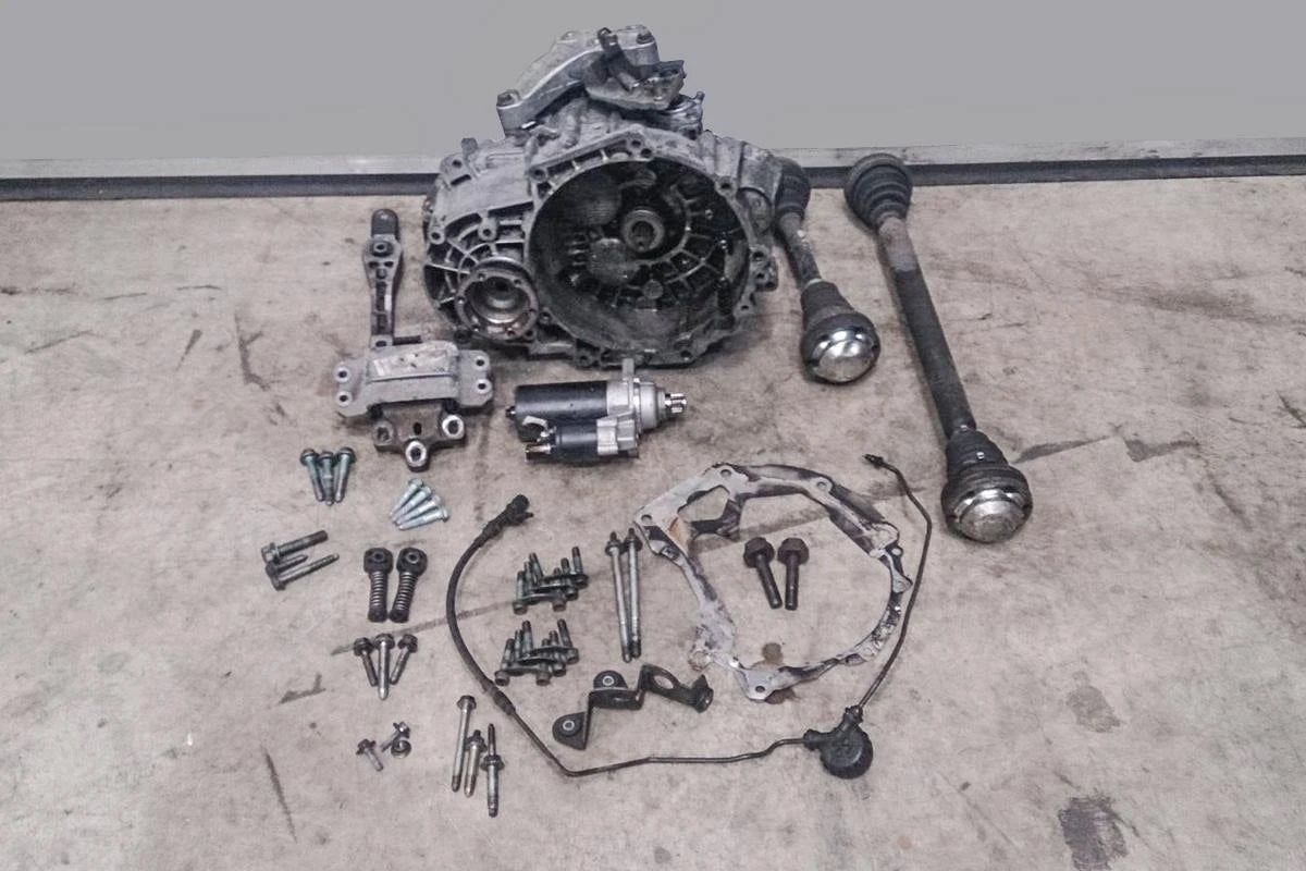 Golf A5 jetta mkv TDI 02Q 5 vitesses vers 6 vitesses conversion kit – Darkside Developments