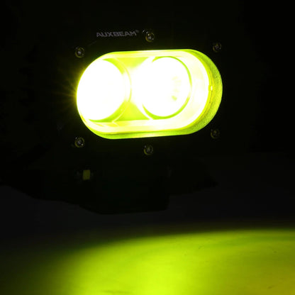 R4 série | 4″ 60 W projecteurs LED compacts faisceau large orange éclairage – vue 13 – NOVADOMIO