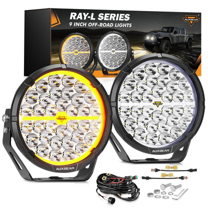 RAY-L série 7/9 pouces Dual DRL Offroad Projecteurs LED longue portée – vue 14 – NOVADOMIO