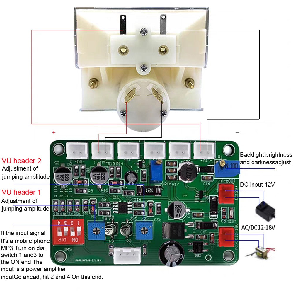 Carte de pilote pour panneau de mesure VU, utilisation d'équipement audio – vue 5