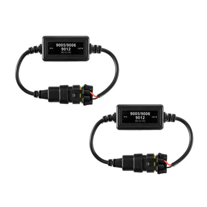 9005/HB3 C10-Model Enhanced Ampoules de phare LED CAN-bus Decoder anti-scintillement Hyper Flash No Warning Harness Resistor