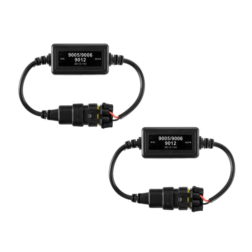 9006/HB4 C10-Model Enhanced Ampoules de phare LED Canbus Decoder Anti-flicker Hyper Flash No Warning Harness Resistor Conver…