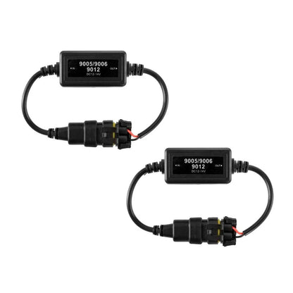 9006/HB4 C10-Model Enhanced Ampoules de phare LED CAN-bus Decoder anti-scintillement Hyper Flash No Warning Harness Resistor