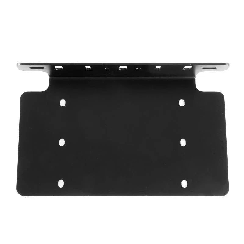 Barres LED Steel License Plate Mounting Bracket Front Bumper Holder Fit pour Most Trucks, Pickups, SUV, Jeep, 4x4, Cars (US…