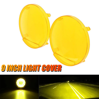 Lot de 2 7″/ 9″ rond feu LED longue portée orange Cover cache de protection – vue 20 – NOVADOMIO