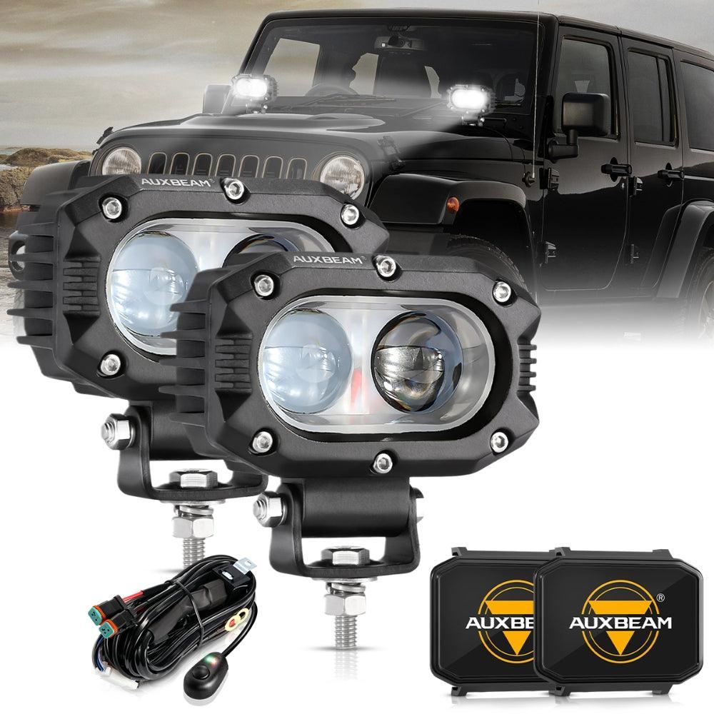 R4 série | 4 Inch 60W faisceau longue portée LED Pods Light blanc Driving Light – vue 12
