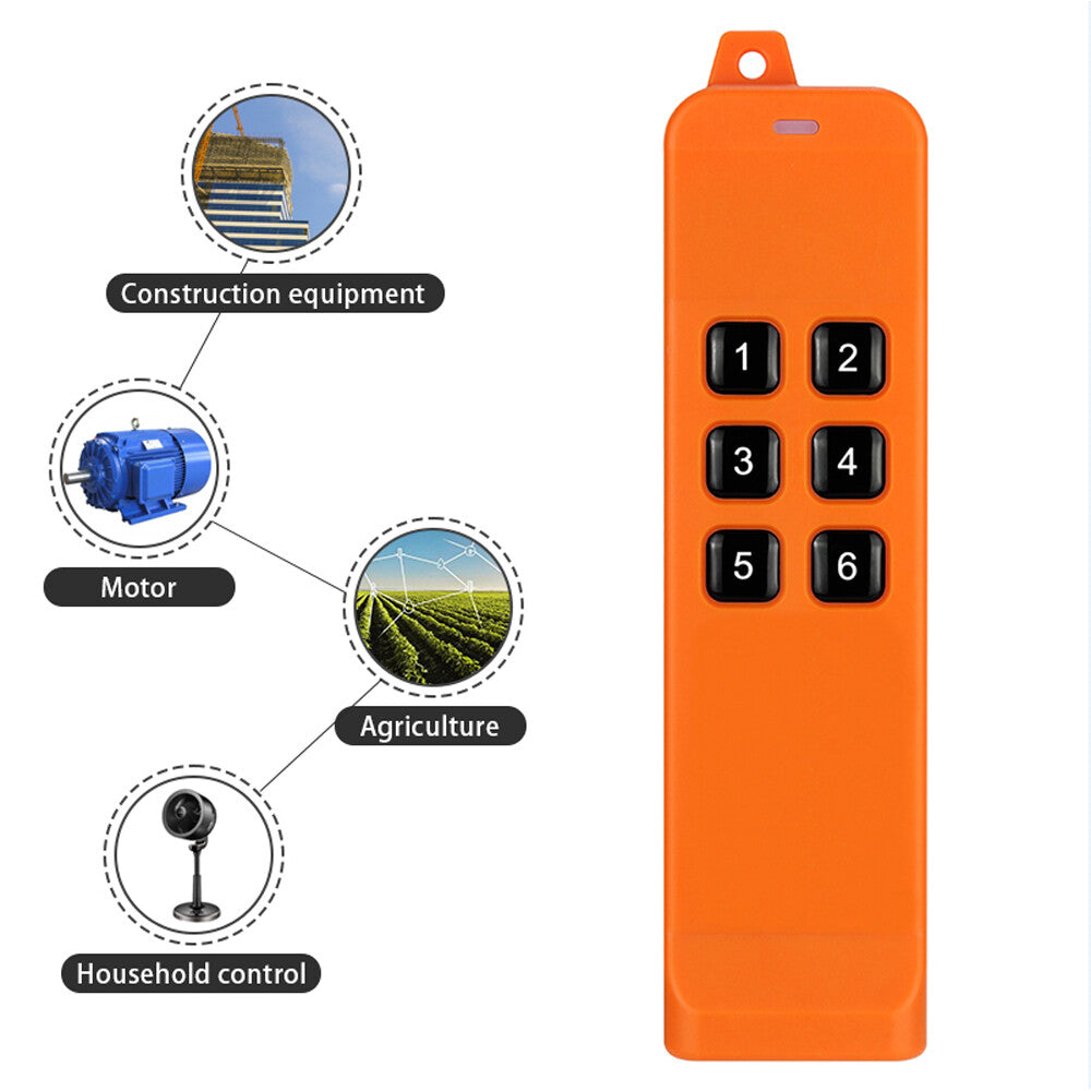 Commutateur de télécommande, 6 canaux, combinaison émetteur et récepteur, contrôle – vue 6