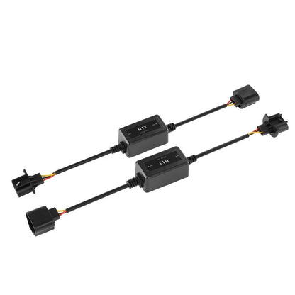 H13/9008 C10-MODEL Enhanced Ampoules de phare LED CAN-bus Decoder anti-scintillement Hyper Flash No Warning Harness Resistor