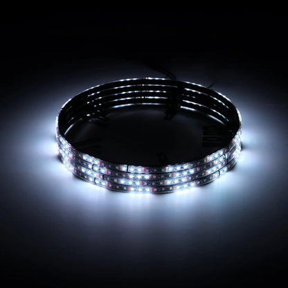 Lot de 4 15.5″ RGB LED anneaux LED de roue Magic Dream couleur éclairage néon de jante avec APP & RF télécommande – vue 12