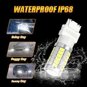 7440 7440 A Ampoules LED pour recul, clignotants, stop et feux arrière 20 W 4 000 lm 6 500 K blanc 33LED série – 2 ampoules