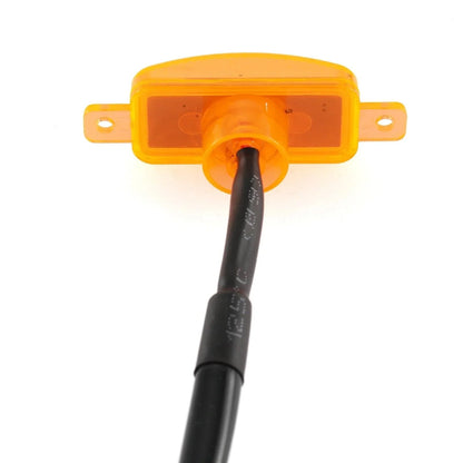 Lot de 3 LED avant feux de calandre style Raptor orange éclairage universel automobile Modification (orange shell/ boîtier
