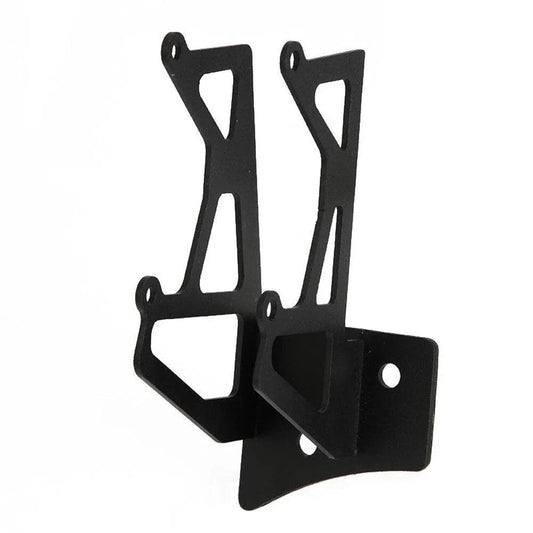 Dual montant A projecteur LED compact pare-brise supports de montage pour Jeep Wrangler 2007–2015 – vue 2 – NOVADOMIO