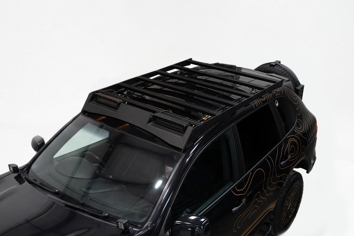 Darkside overland Porsche cayenne 955 957 galerie de toit – Darkside Developments