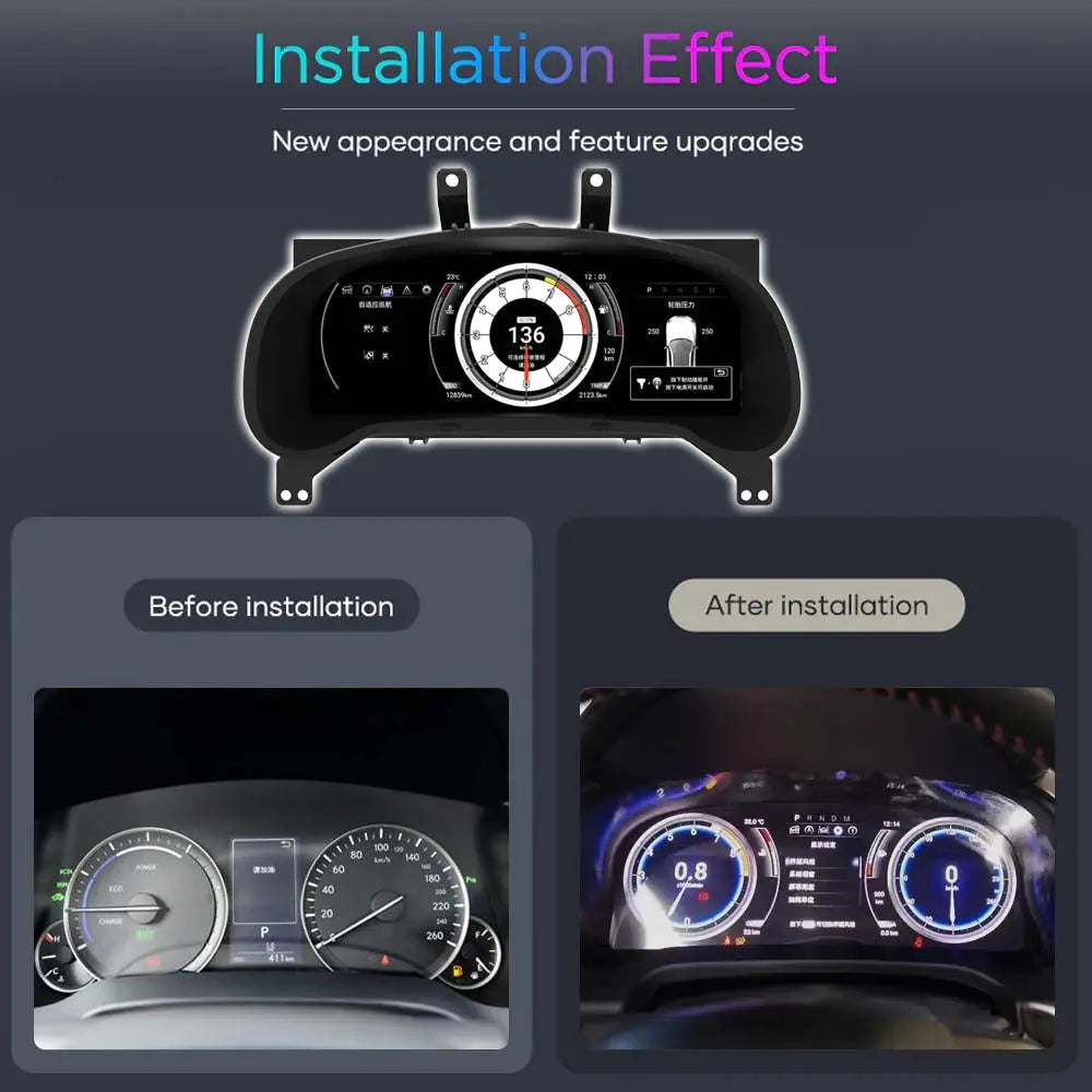 Virtual Cockpit Lexus RX 2016-2021 LCD 12,3″ – NOVADOMIO