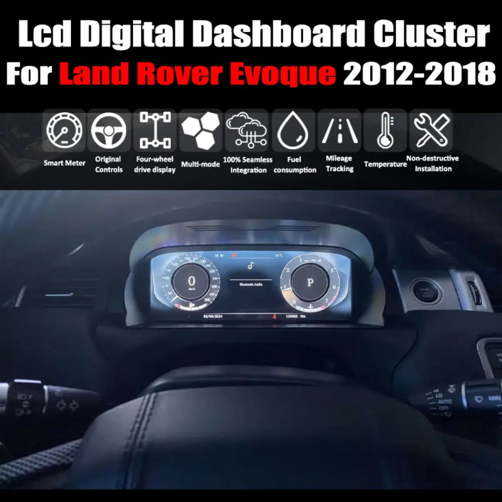 Virtual Cockpit Land Rover Range Rover Evoque 2012-2018 LCD 12,3″ – NOVADOMIO