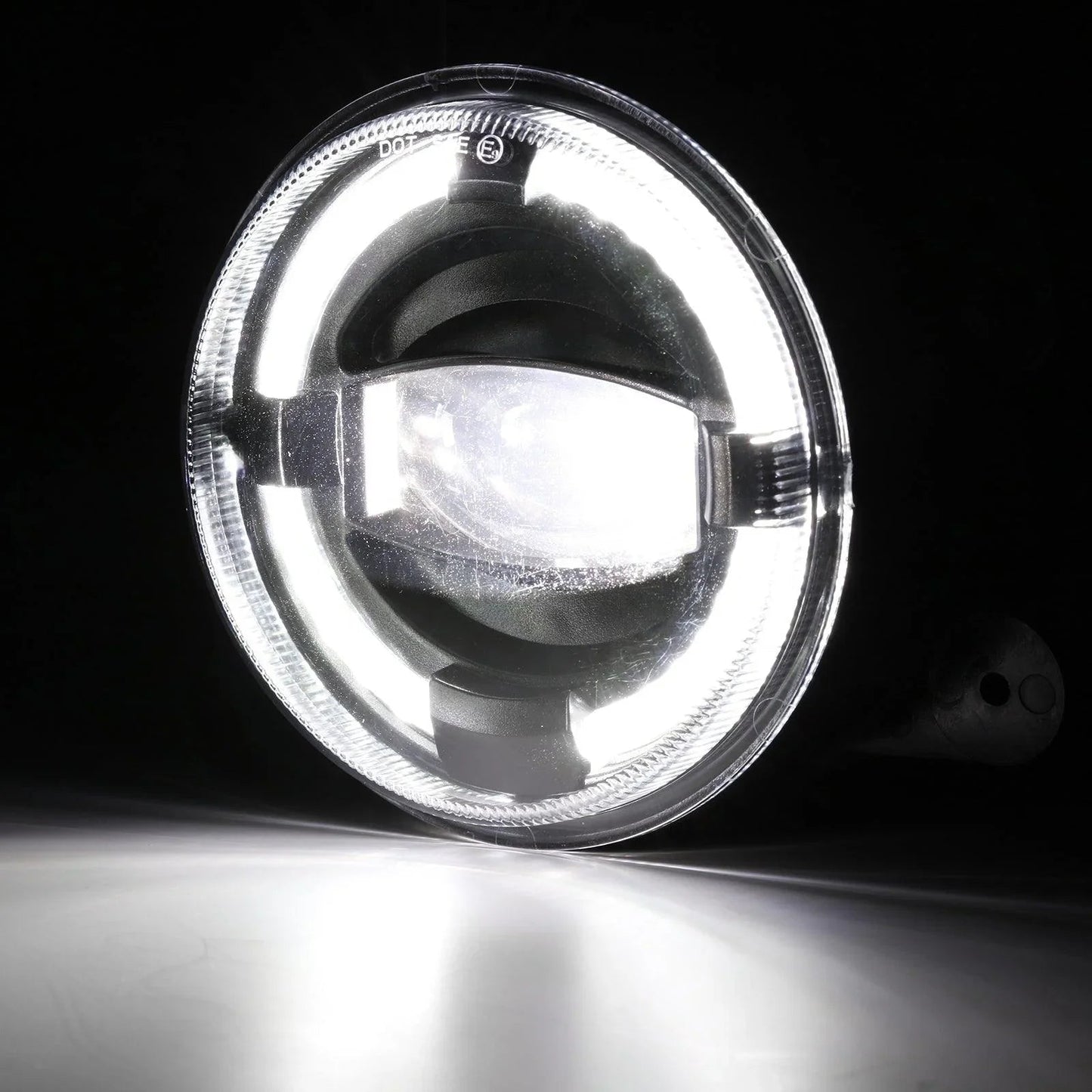 (2pcs/set) 4" 60W LED Fog Lights avec blanc Halo Ring DRL pour Jeep Wrangler JK/ Jeep Grand Cherokee/ Dodge – vue 4
