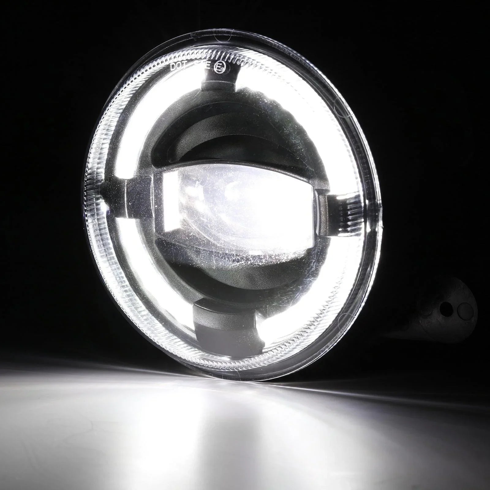 (2pcs/set) 4" 60W LED Fog Lights avec blanc Halo Ring DRL pour Jeep Wrangler JK/ Jeep Grand Cherokee/ Dodge – vue 4