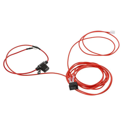 6.6FT 20AWG ACC Electrical Wire avec 5 A ATC Inline Blade Fuse Holder & marche/arrêt commutateur – vue 2 – NOVADOMIO