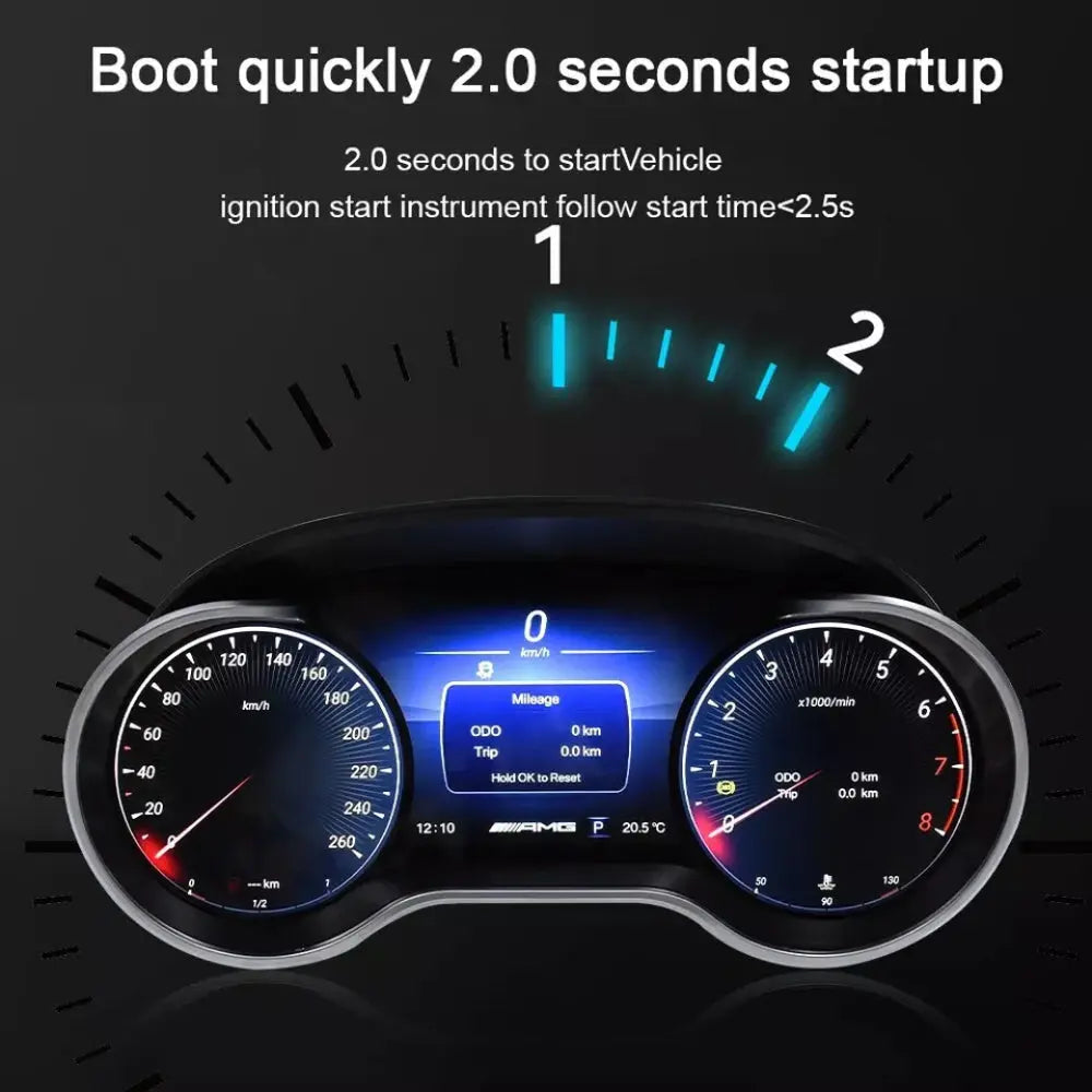 Virtual Cockpit Mercedes-Benz Classe E W212 NTG4.0 / NTG4.5 2010-2015 LCD 12,3″ – NOVADOMIO