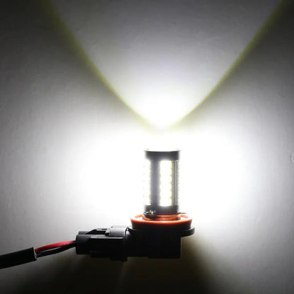 H11 H9 H8 H16JP Ampoules LED antibrouillard / DRL 50W 4000LM 6500K blanc 33LED série – 2 ampoules – vue 8 – NOVADOMIO