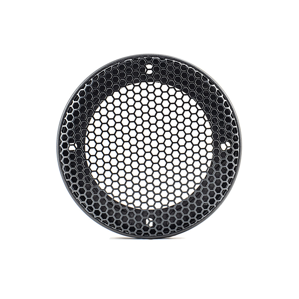 AMPIRE 100mm loudspeaker grill avec hexagon honeycomb structure – vue 2