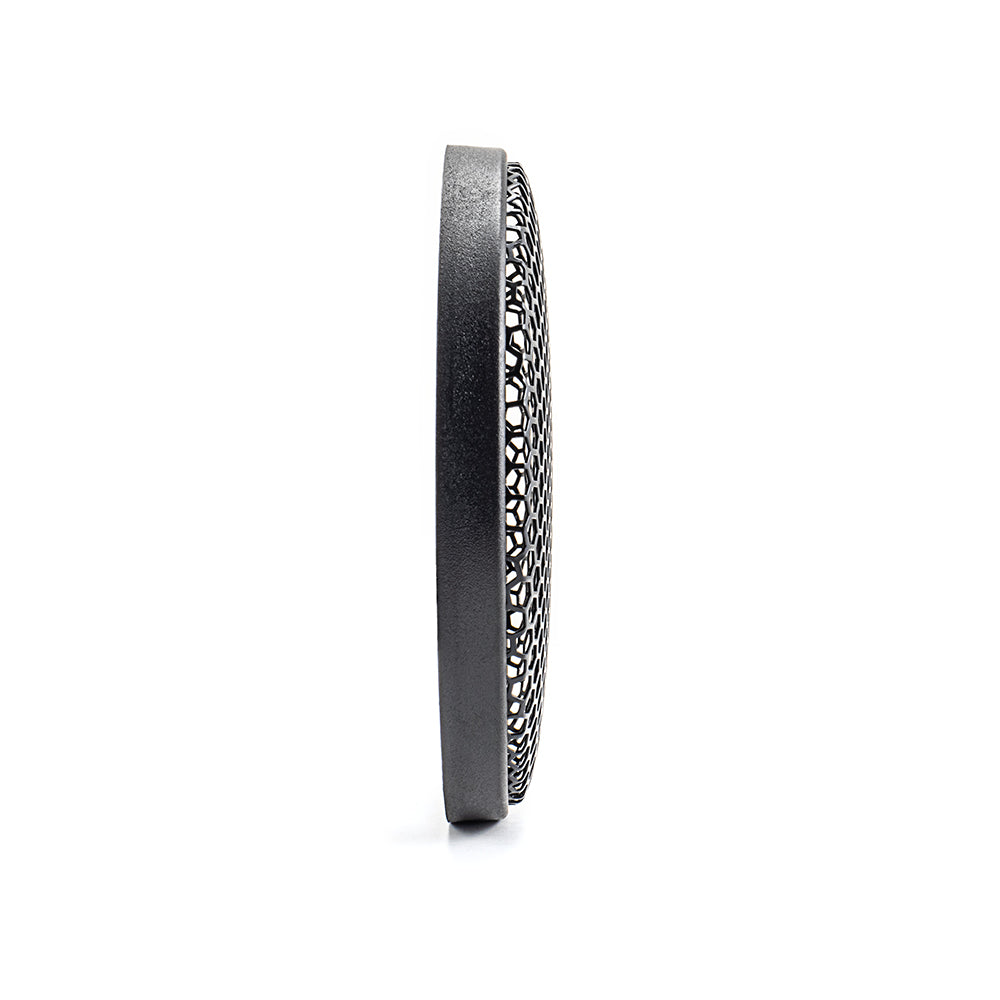 AMPIRE 100mm loudspeaker grill avec hexagon honeycomb structure – vue 3