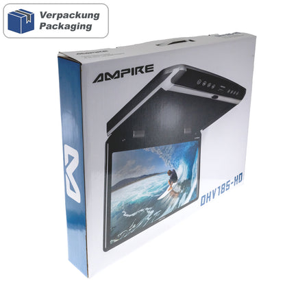 AMPIRE Full-HD ceiling écran 47 cm (18.5″) avec HDMI entrée – vue 14 – NOVADOMIO