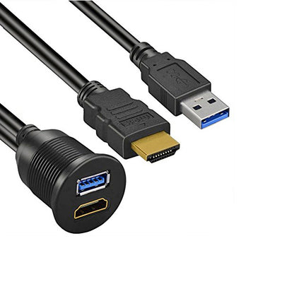 AMPIRE HDMI/USB prise encastrable avec 150 cm câble – NOVADOMIO