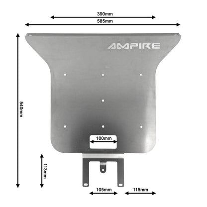 AMPIRE plaque de montage en aluminium pour écrans plafonniers, pour Mercedes W447 – vue 7 – NOVADOMIO