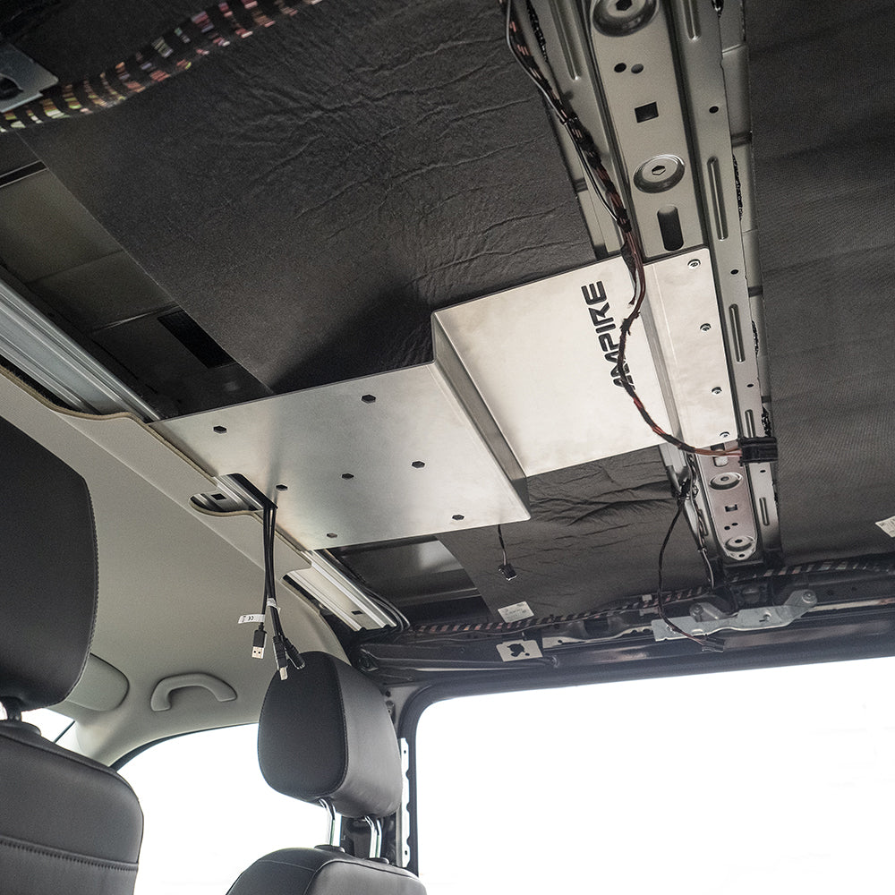 AMPIRE aluminum mounting plate pour ceiling monitors, pour VW T5 / T6 – vue 4