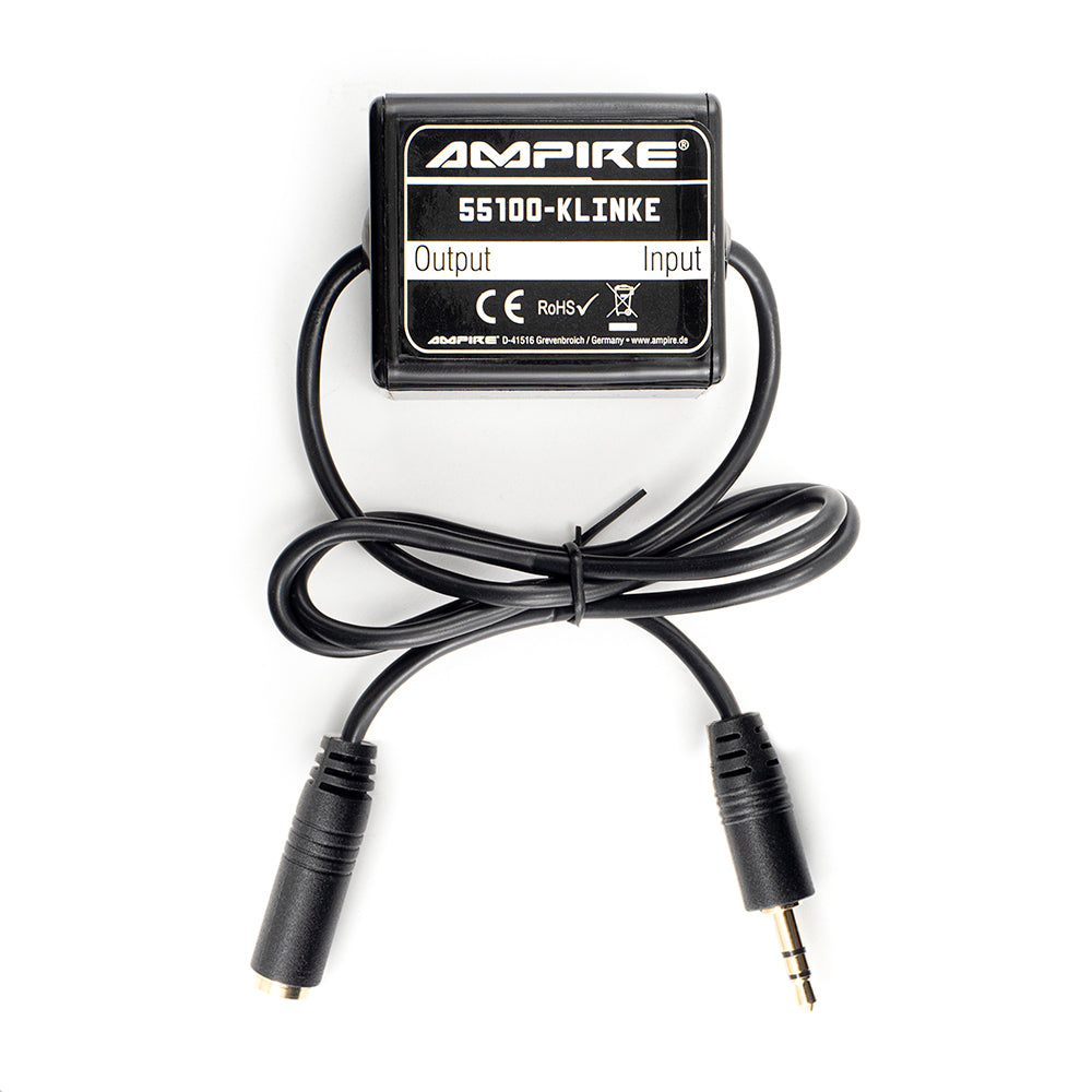 AMPIRE audio interference suppression filter (NF) avec 3.5mm jack plug – vue 3