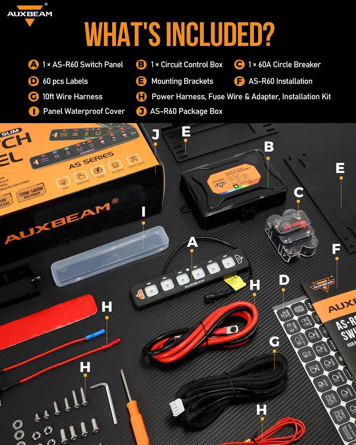 AS-R60 RGB Slim panneau de commande, Toggle/ Momentary/ Pulsed Mode Supported(One-Sided Outlet) – vue 7