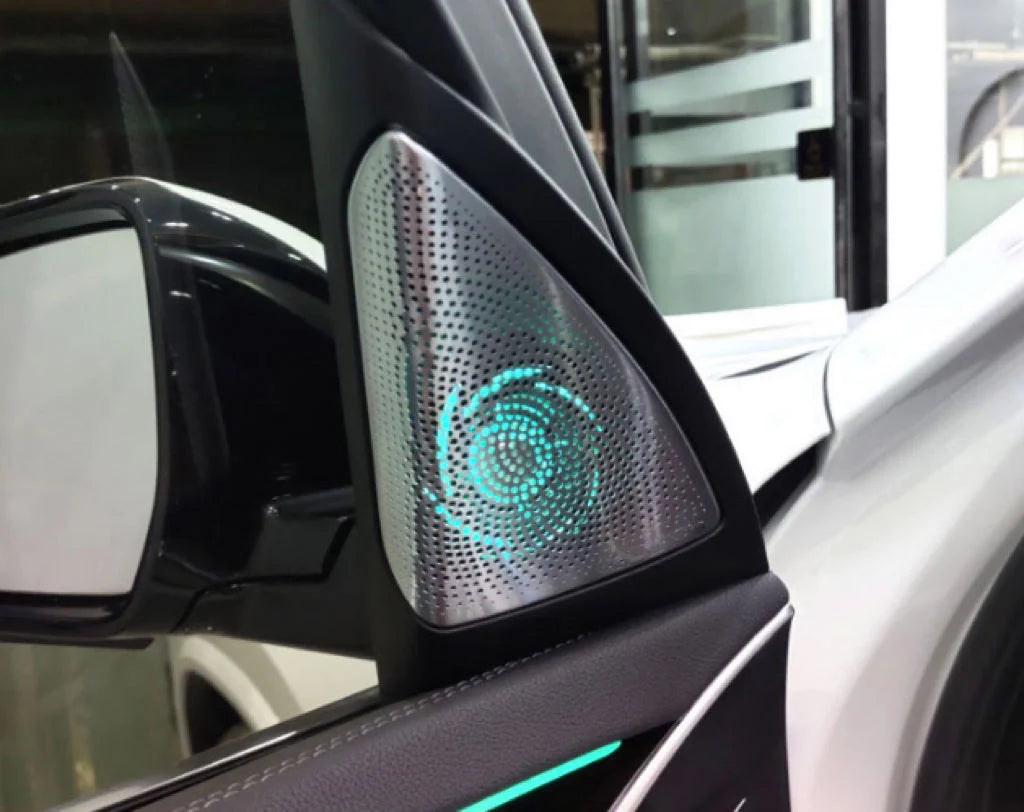 Caches haut-parleurs et tweeters LED BMW X3 X4 G01 G02 2018–2022 – photo 4