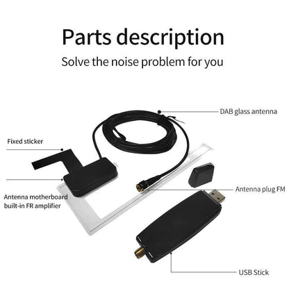 Tuner DAB+ automobile Andream – vue 4 – NOVADOMIO