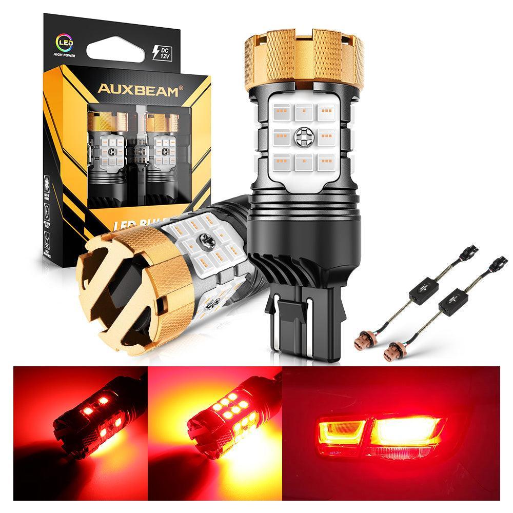 T20 7443 7440 Ampoules LED pour feux stop et arrière 50W 4000LM sans erreur CAN-bus rouge B21-PRO série – 2 ampoules – vue 11